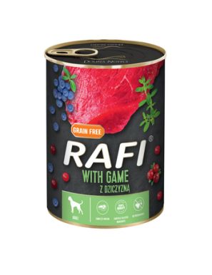 RAFI z dziczyzną - karma dla psa 400 g