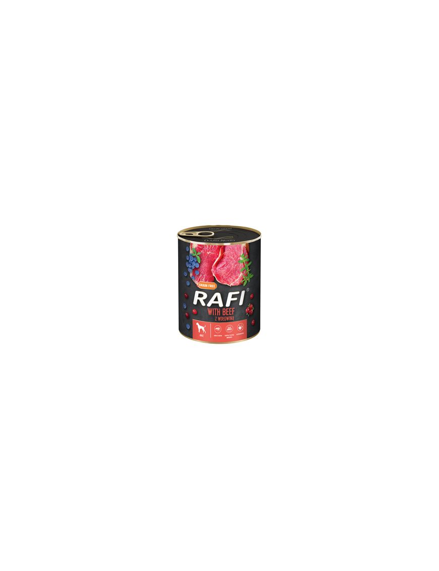 RAFI z wołowiną - karma dla psa 800 g