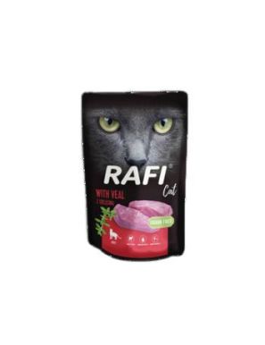 RAFI Cat z cielęciną - karma dla kota 100g