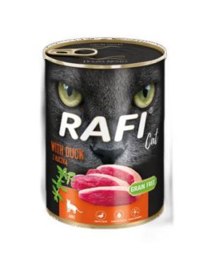 RAFI Cat z kaczką - karma dla kota 400g
