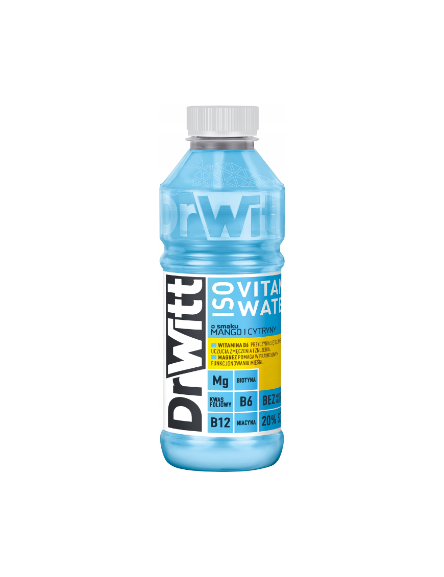 DrWitt Woda o smaku mango i cytryny 550 ml