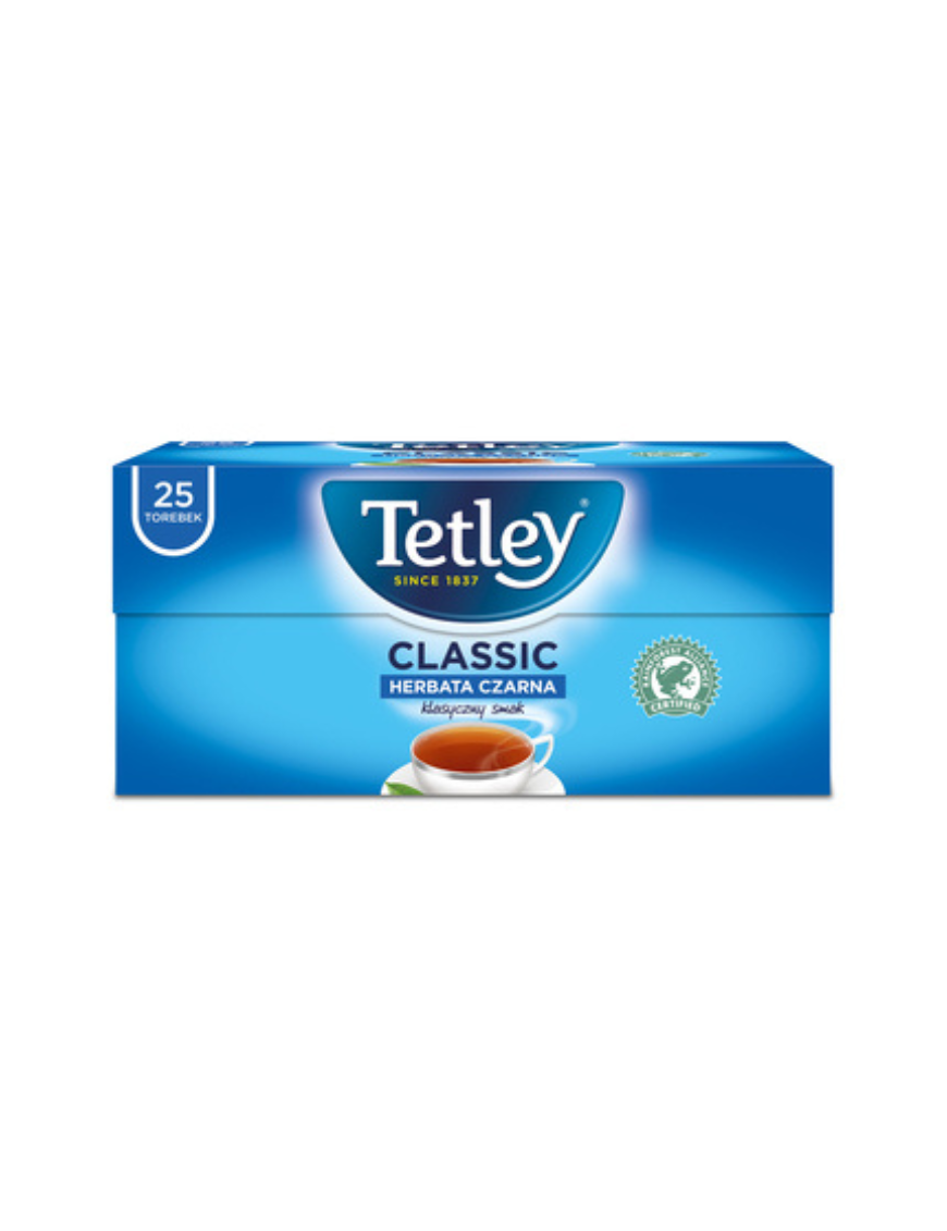 Herbata Tetley Classic Czarna 25T