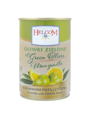 Oliwki zielone nadziewane cytryną 300ml HELCOM