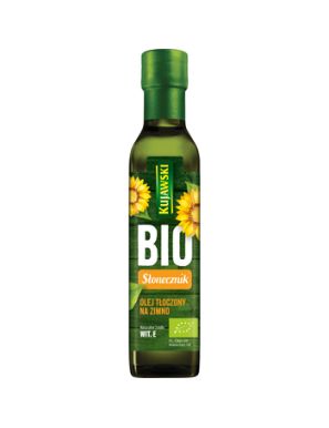 Kujawski BIO olej ze słoneczników tłoczony na zimno 250 ml