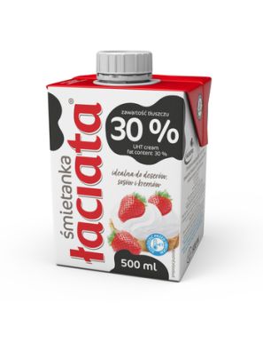 Śmietanka UHT 30% tłuszczu łaciata 500ML