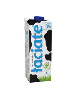 Mleko UHT Łaciate 0% 1L