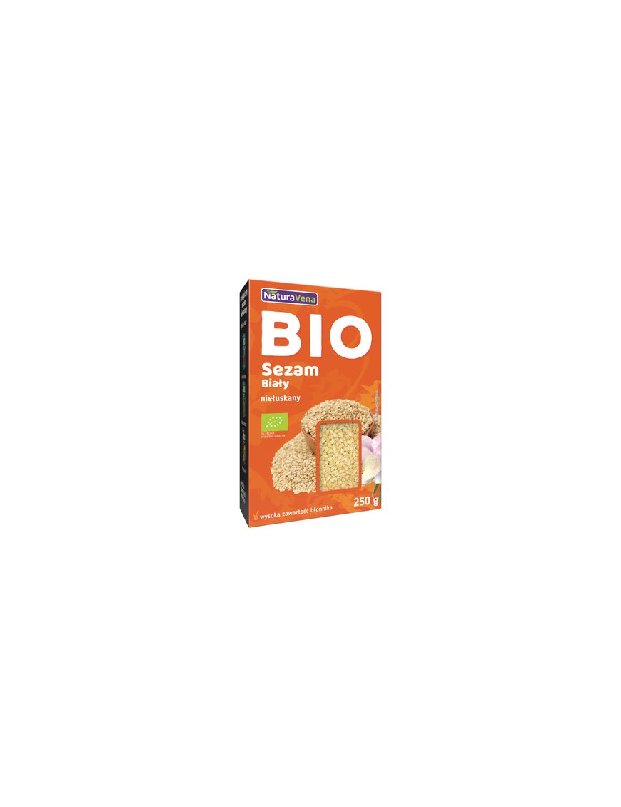 Naturavena Sezam niełuskany biały 250g BIO