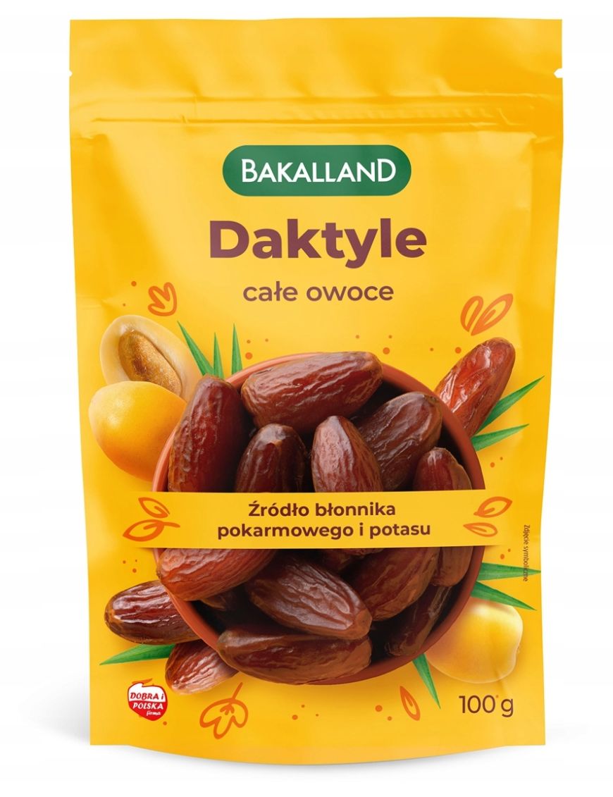 Bakalland Daktyle całe owoce 100 g