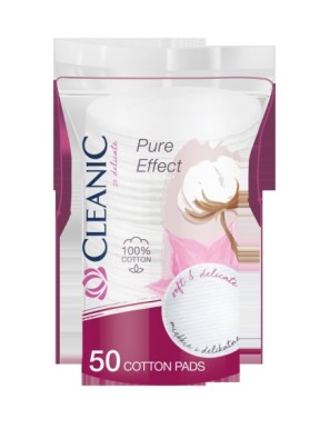 Cleanic Pure Effect Płatki kosmetyczne 50 sztuk