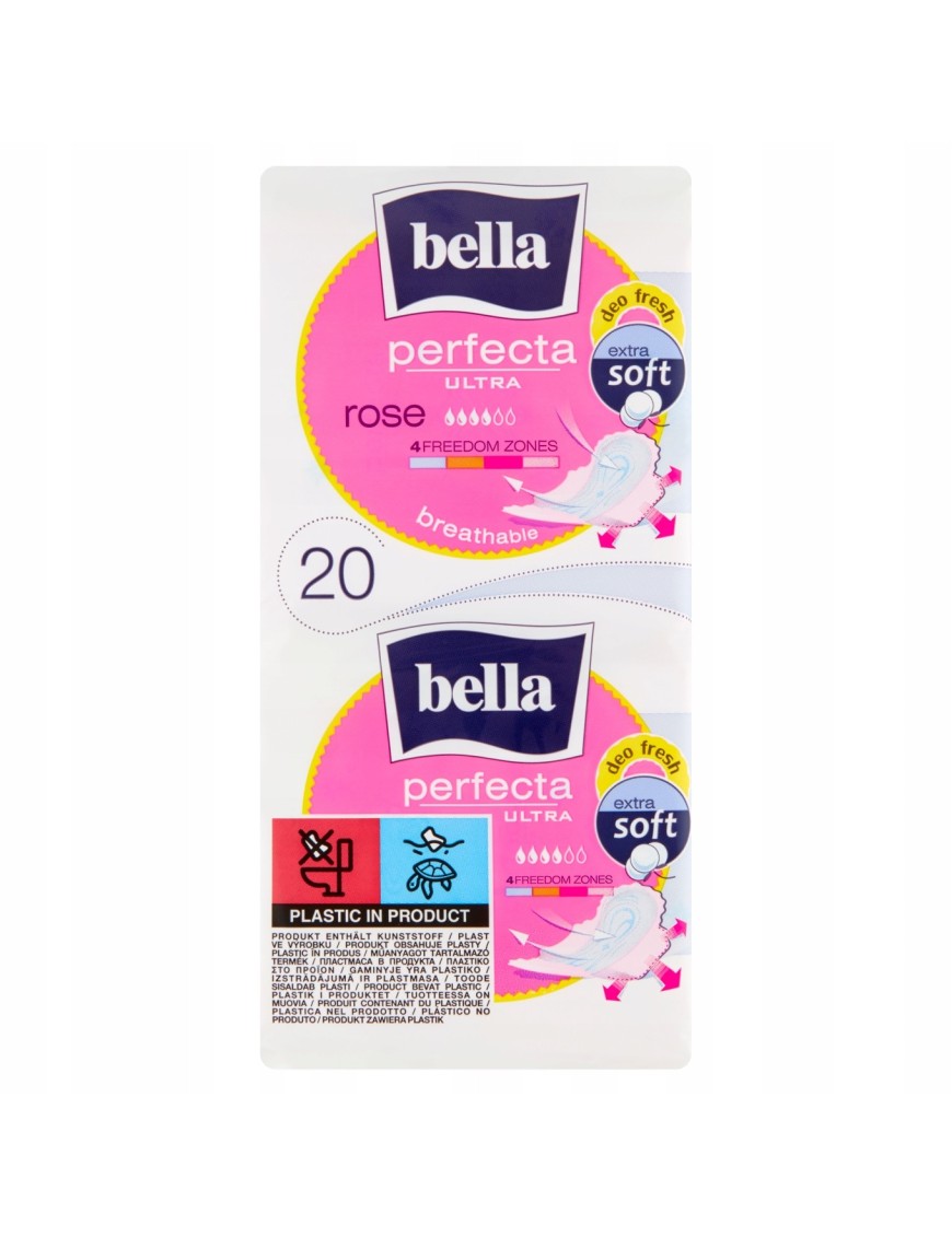 Bella Perfecta Ultra Rose Extra Soft Podpaski 20sz