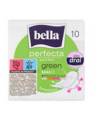 Bella Perfecta Ultra Green Silky Drai Podpaski 10s