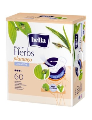 Bella Herbs Panty Plantago Normal Wkładki 60 sztuk